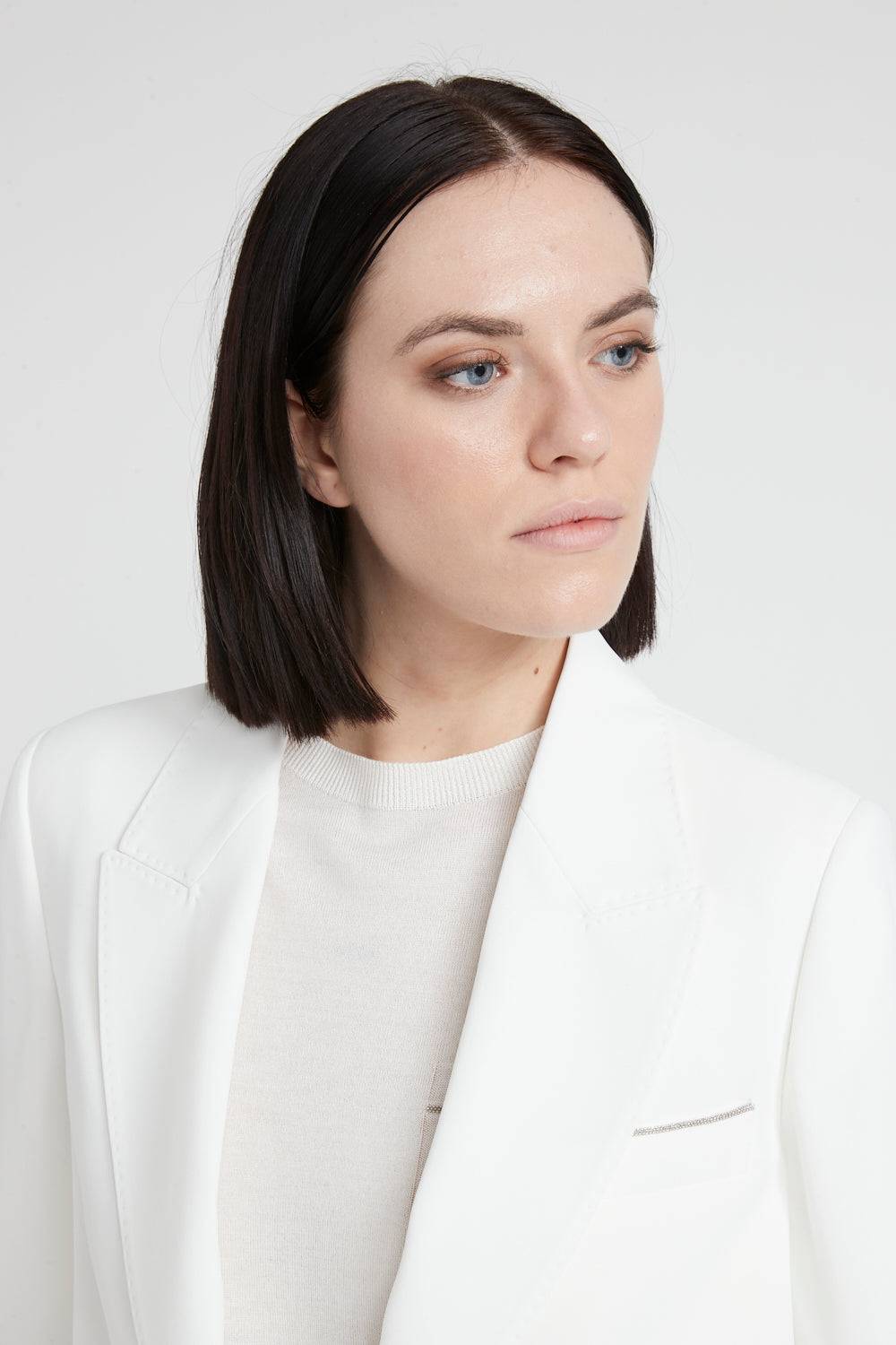Peserico Blazer monopetto in fluido cady crepe Only for today
