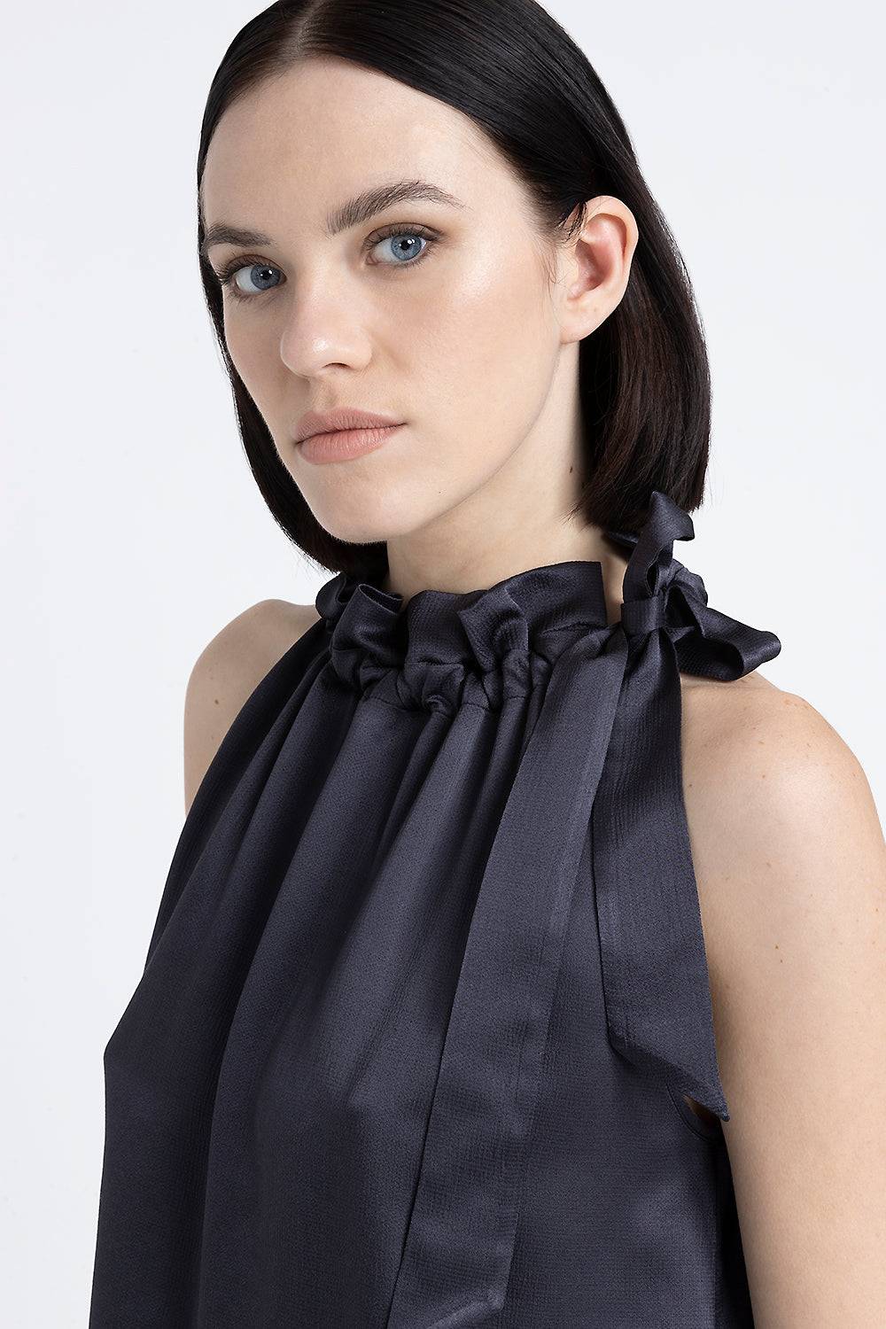 Peserico Top con collo arricciato Black Friday Prezzi