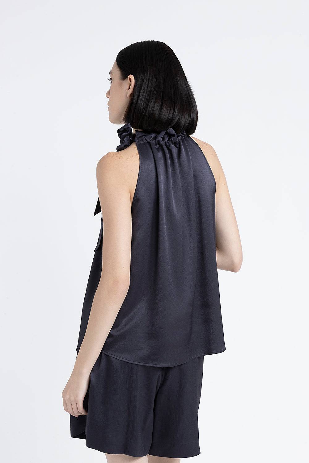 Peserico Top con collo arricciato Black Friday Prezzi