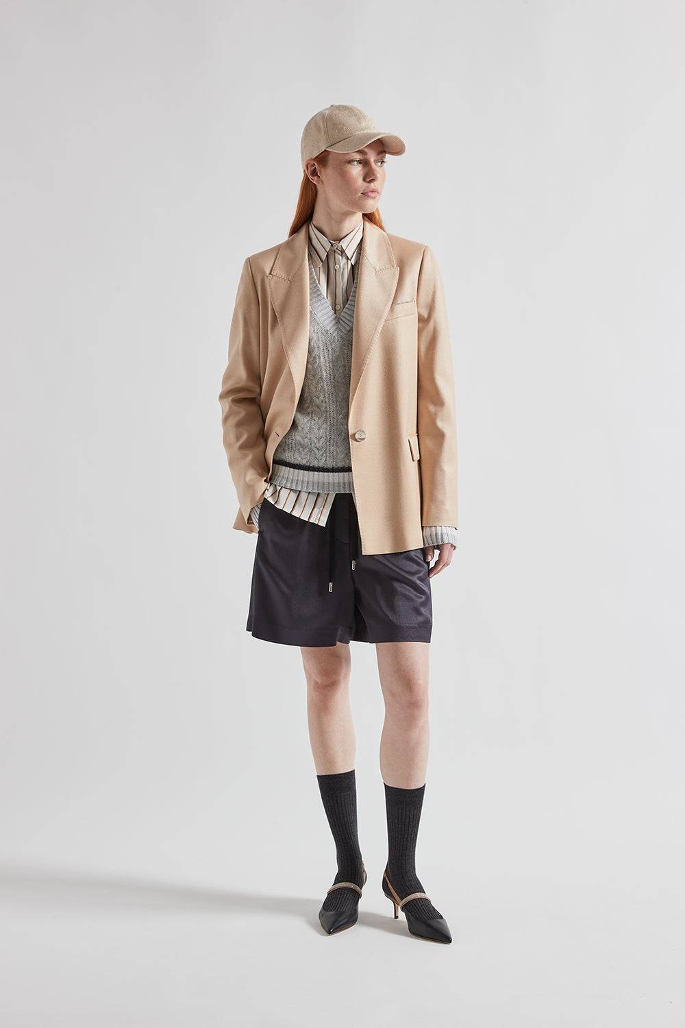 Peserico Shorts in lana viscosa Negozi Online