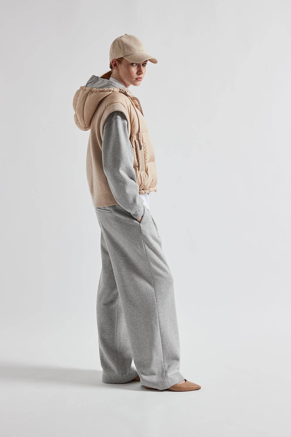 Peserico Pantalone in felpa garzata di cotone lurex Acquista Ora