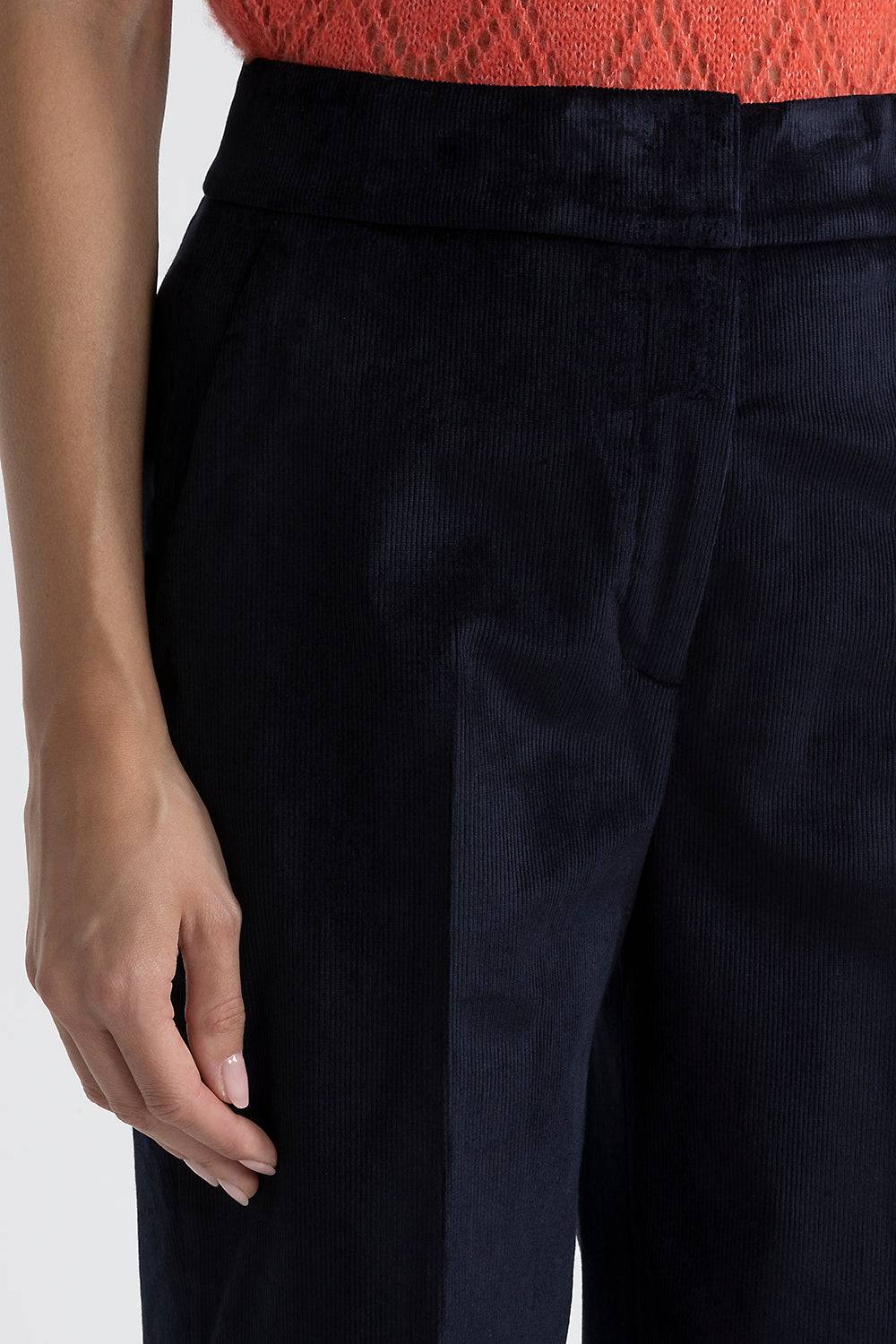 Peserico Pantalone straight in velluto 2000 righe Economico