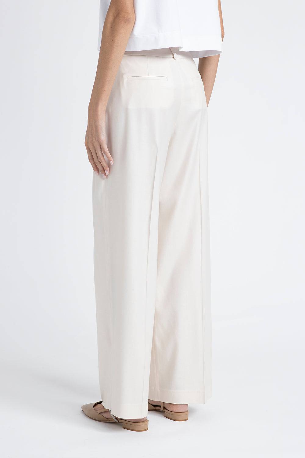 Peserico Pantalone wide in twill Online