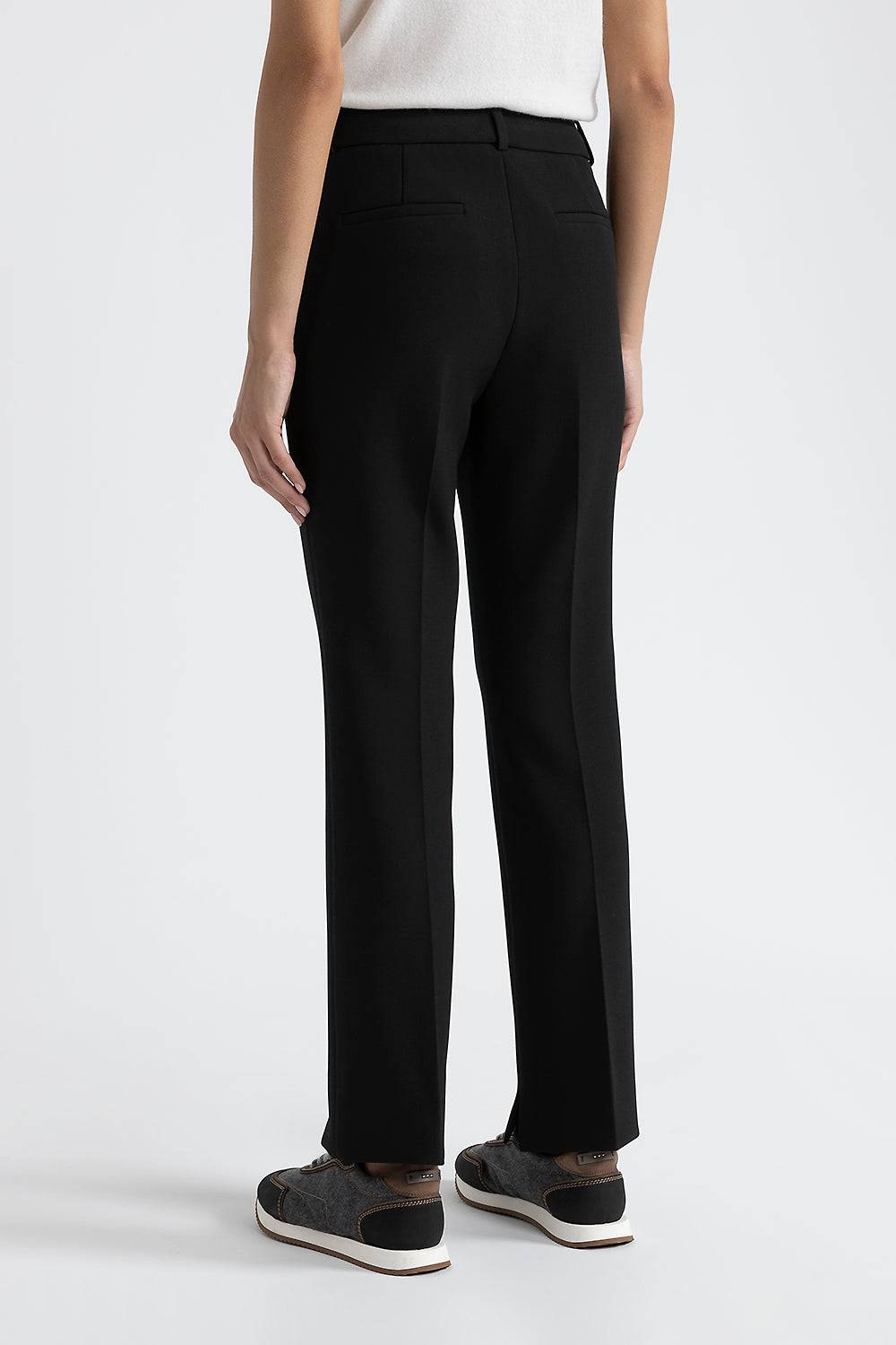 Peserico Pantalone in viscosa-cotone stretch Saldi