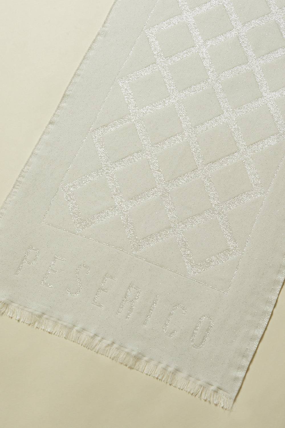 Peserico Stola in lana e modal con motivo geometrico Sconto di tempo limitato