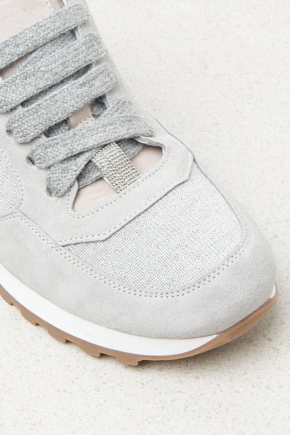 Peserico Sneakers in pelle nabuk scamosciata Offerta San Valentino
