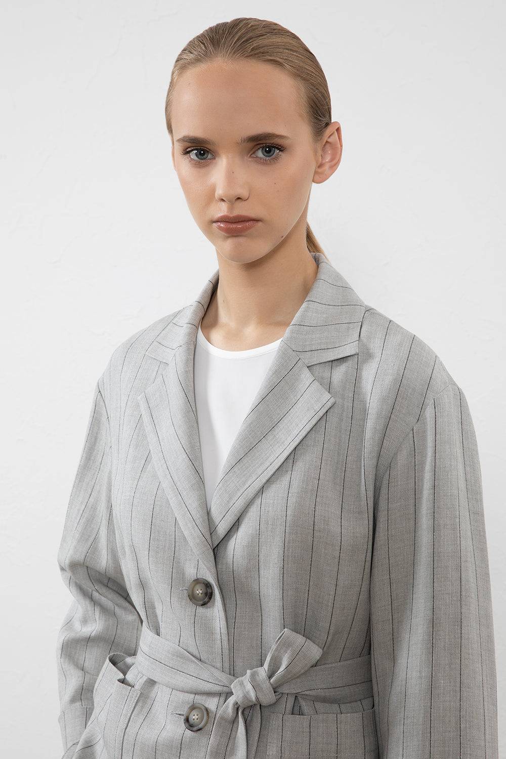 Peserico Blazer monopetto in lino, viscosa e lurex Nuovi prodotti