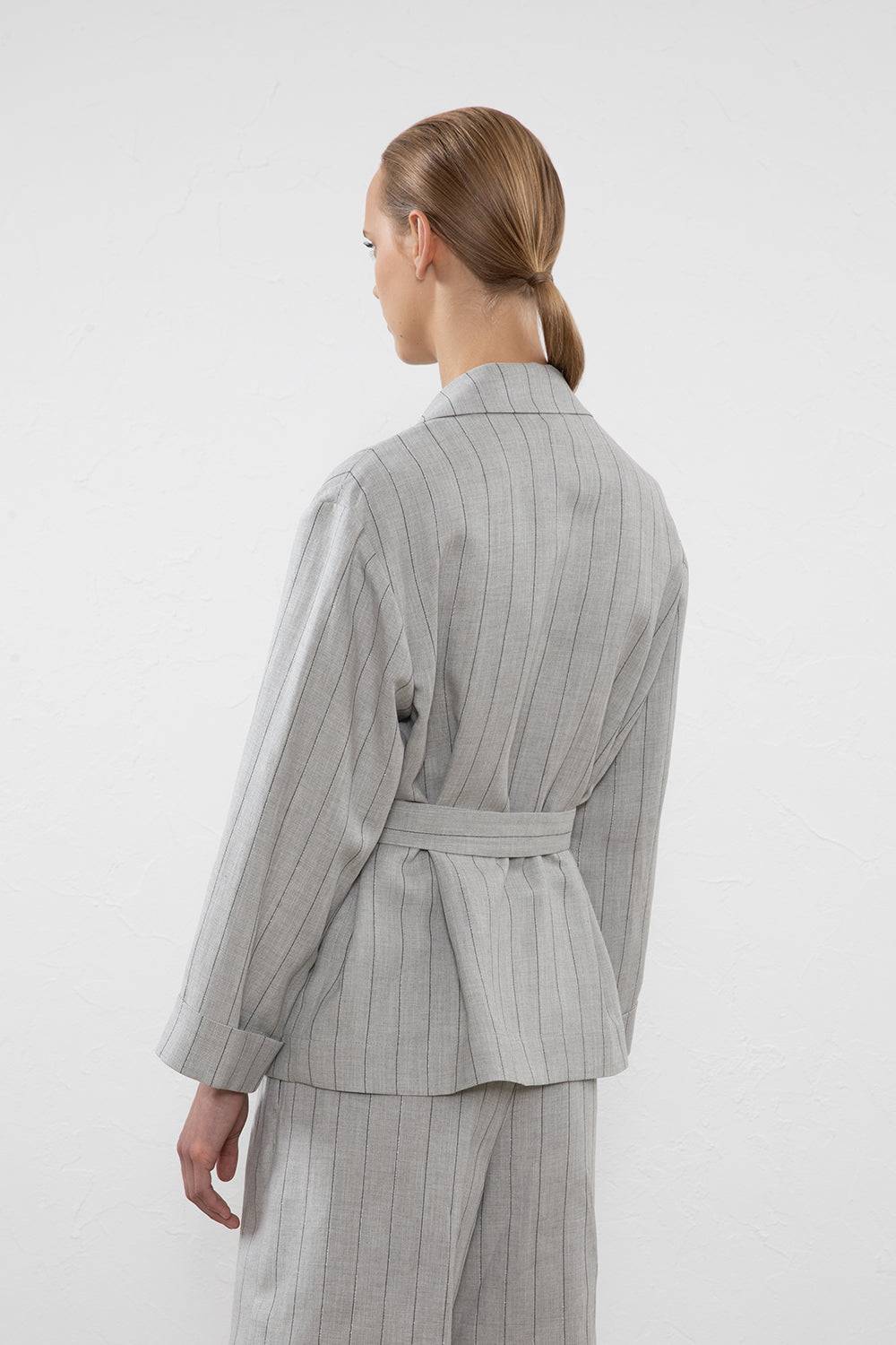 Peserico Blazer monopetto in lino, viscosa e lurex Nuovi prodotti