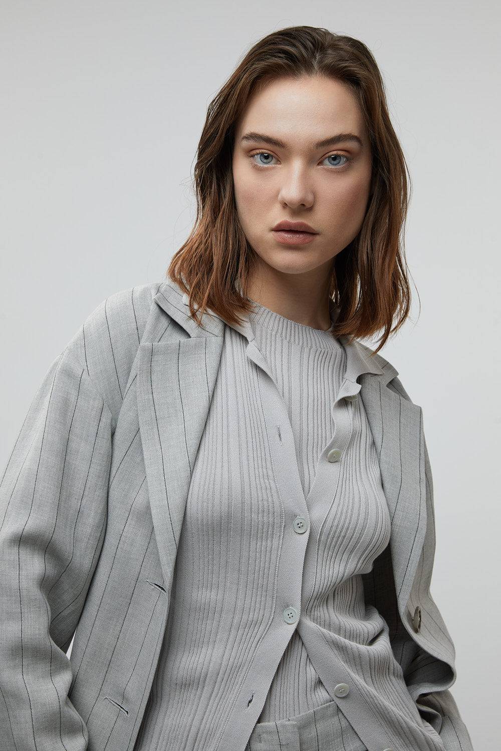 Peserico Blazer monopetto in lino, viscosa e lurex Nuovi prodotti