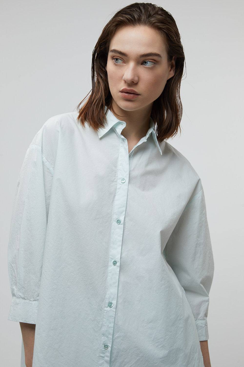 Peserico Camicia in popeline di cotone clean unito Enormi risparmi
