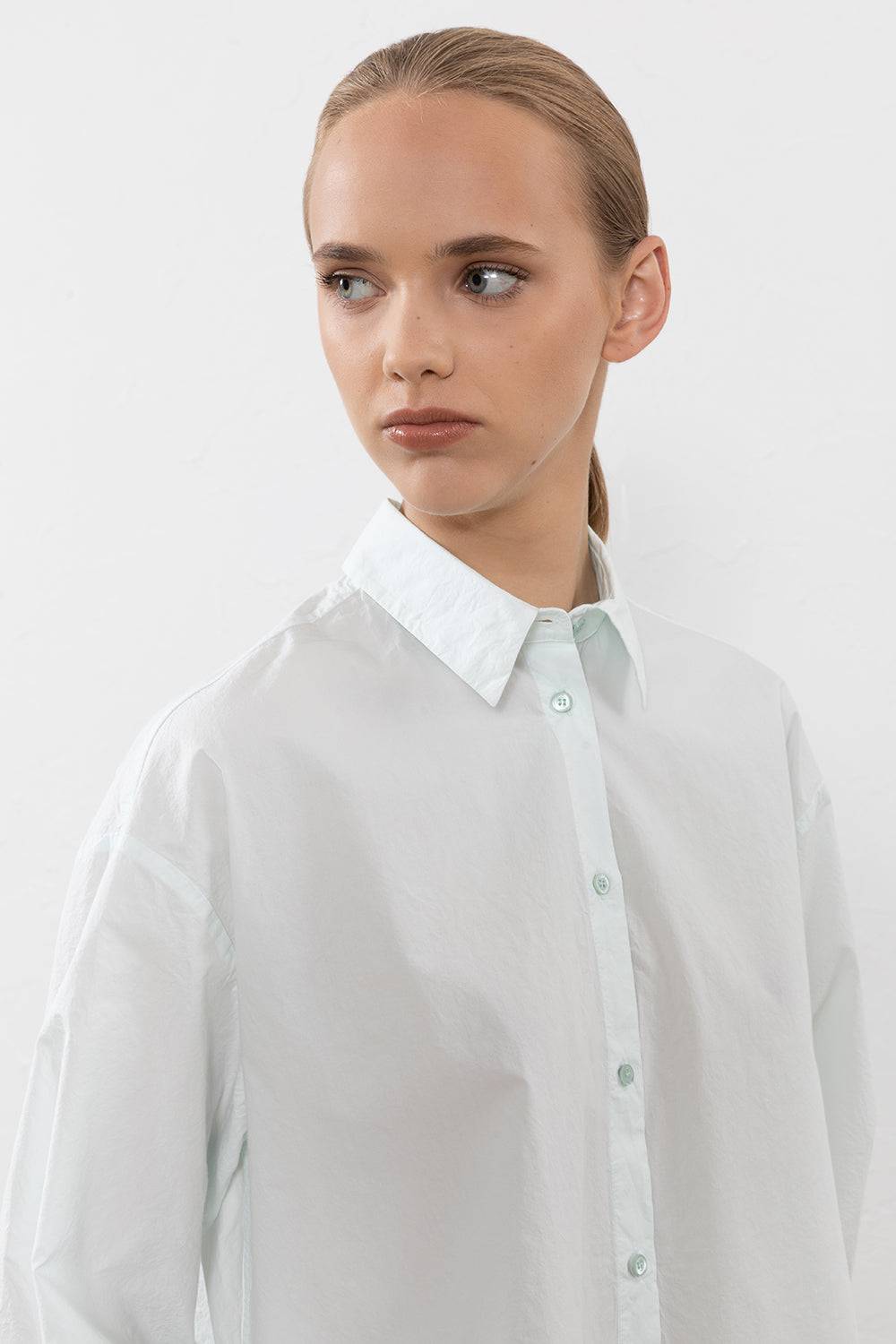Peserico Camicia in popeline di cotone clean unito Enormi risparmi