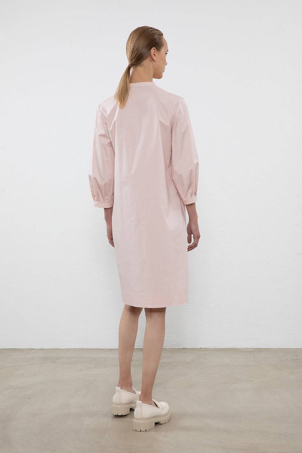 Peserico Abito midi in popeline di cotone stretch Fino al 55% di sconto