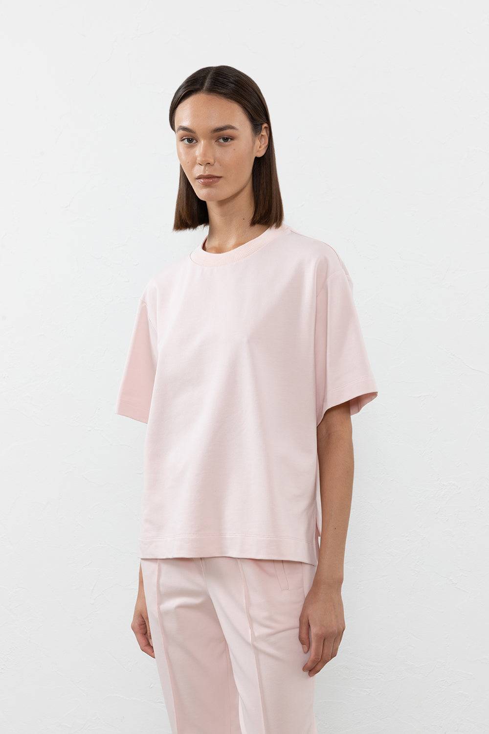 Peserico T-shirt in felpa leggera di cotone Limitato a 3 giorni