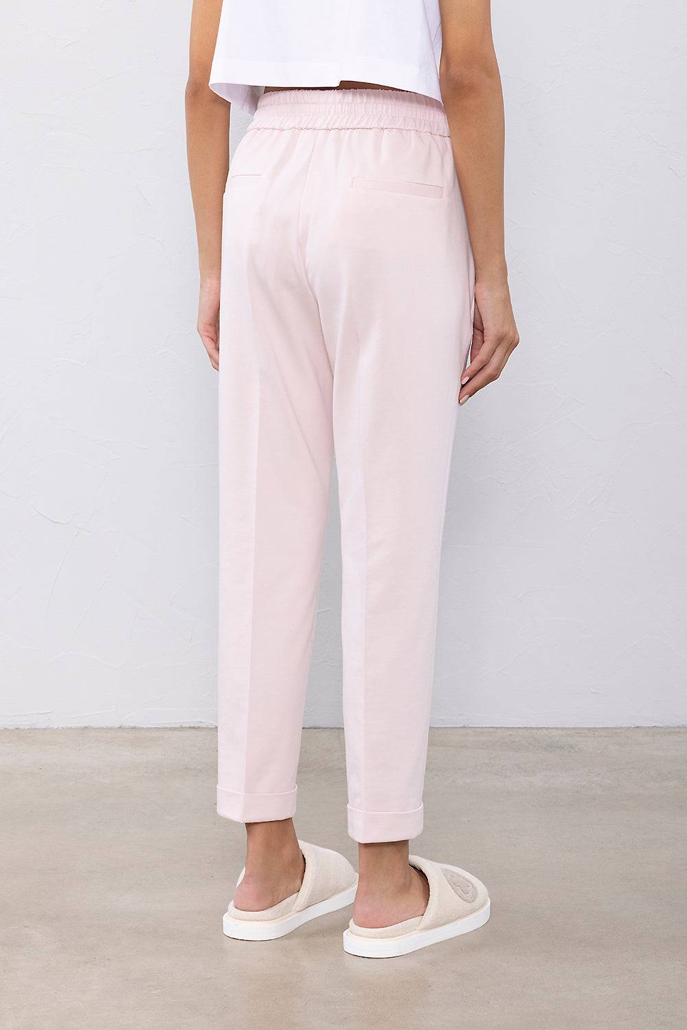 Peserico Pantalone in felpa leggera di cotone Fino Al -60%