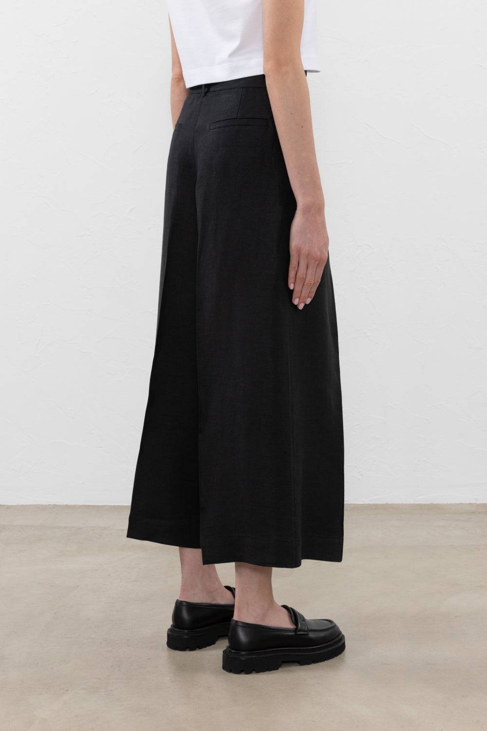 Peserico Pantalone in gabardina di puro lino Shopping Online