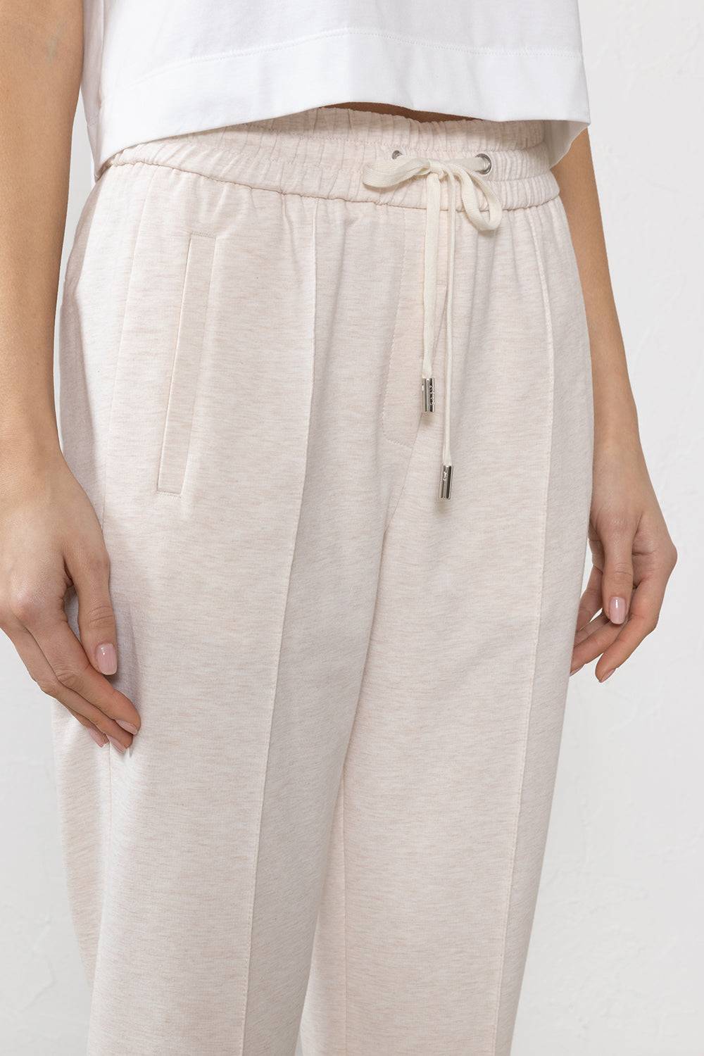 Peserico Pantalone in felpa leggera di cotone Affare Del Giorno
