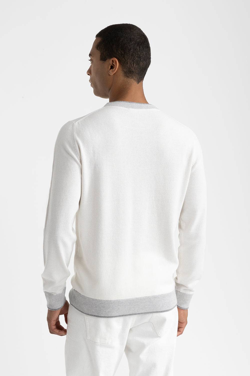 Peserico Maglia girocollo in lana, seta e cashmere Outlet
