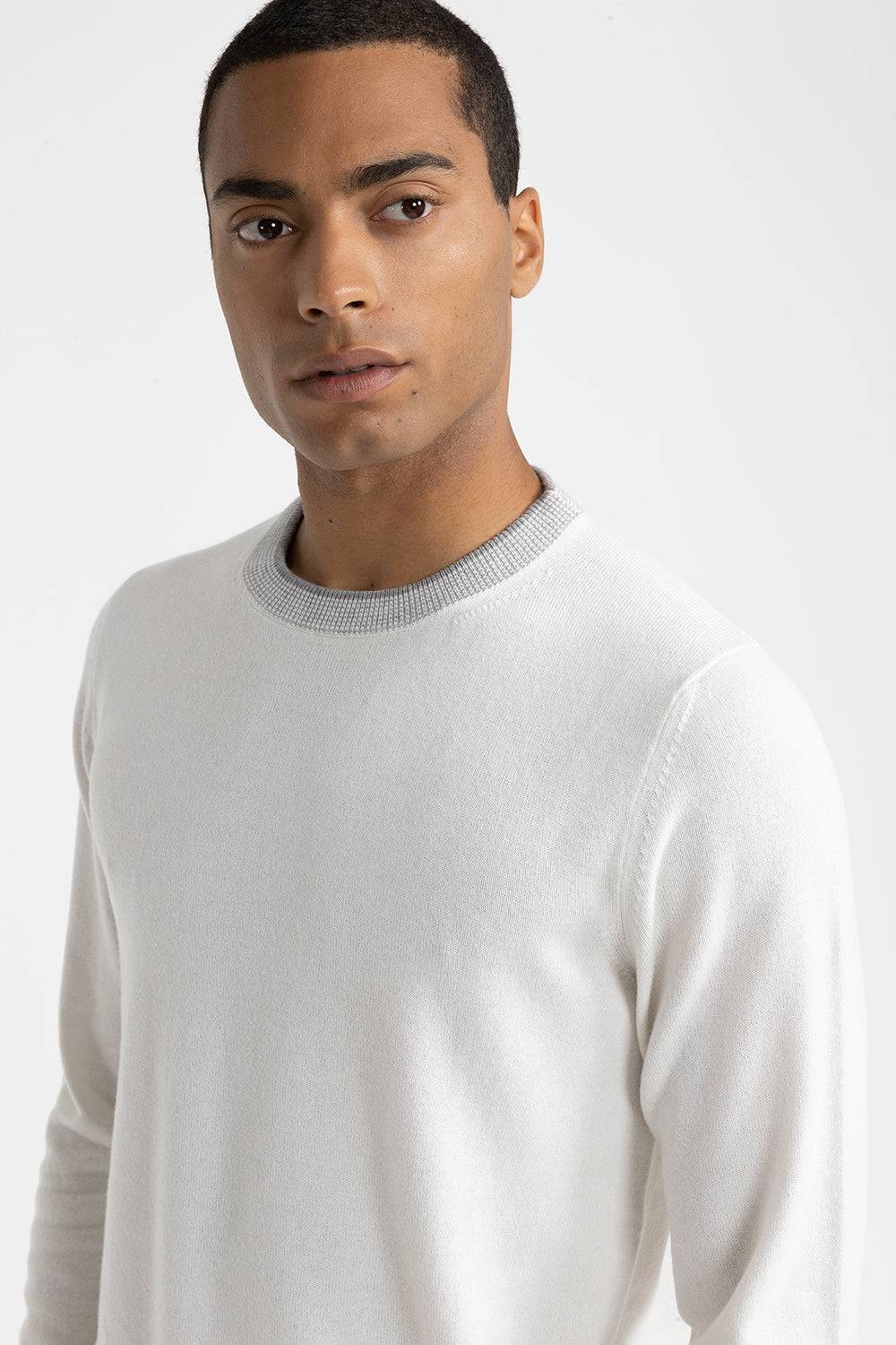 Peserico Maglia girocollo in lana, seta e cashmere Outlet