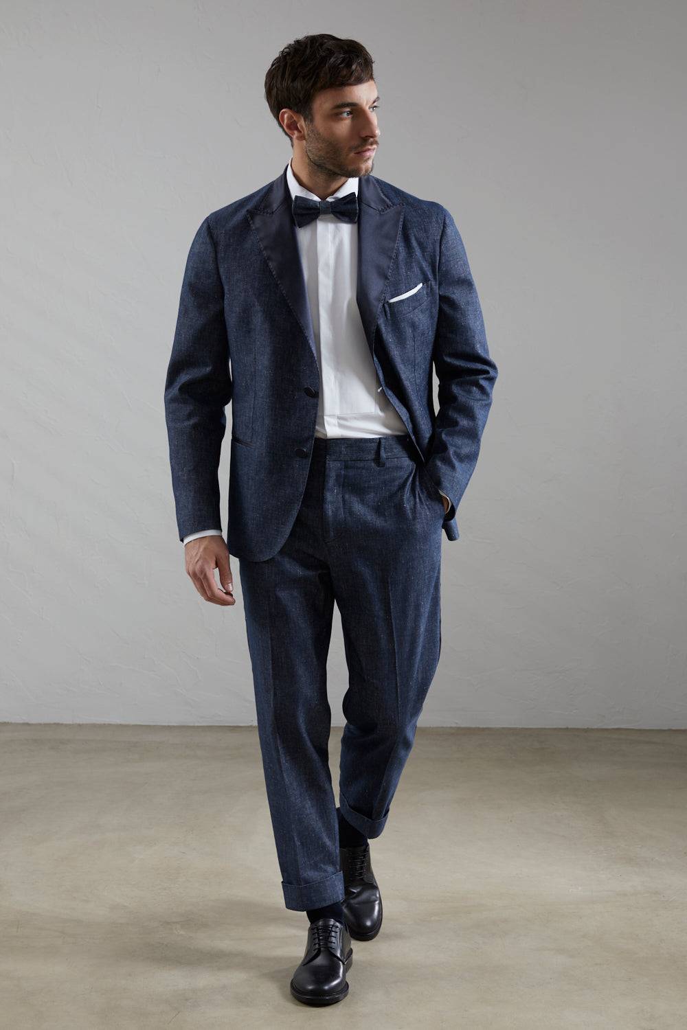 Peserico Pantalone flat in lino cotone Sconto di tempo limitato