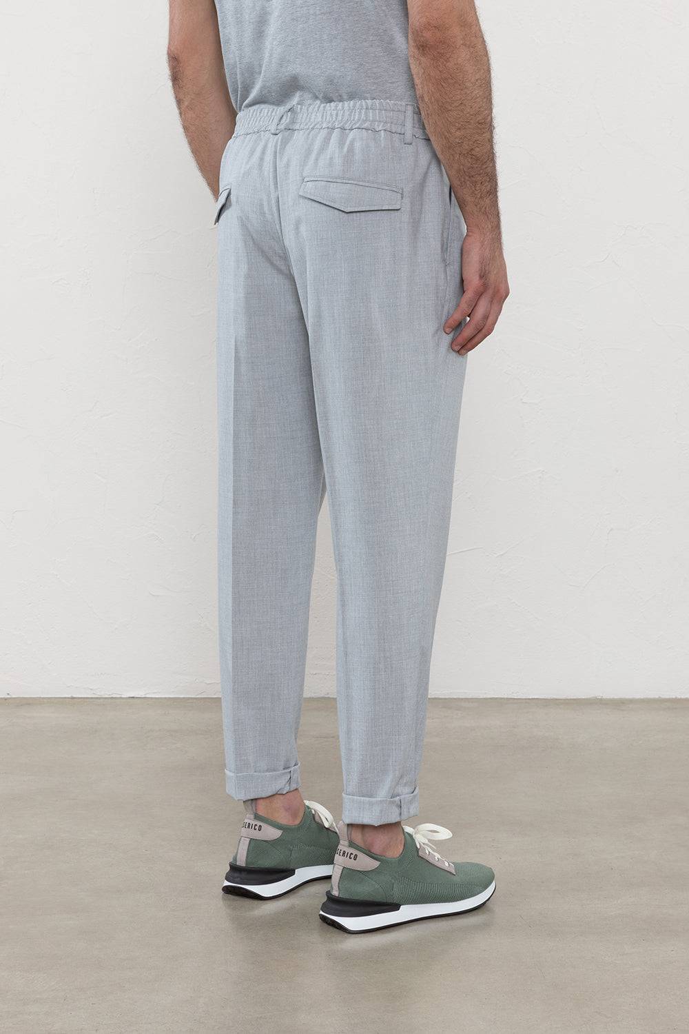 Peserico Pantalone jogger in tela tecnica di viscosa stretch Prezzo di fabbrica