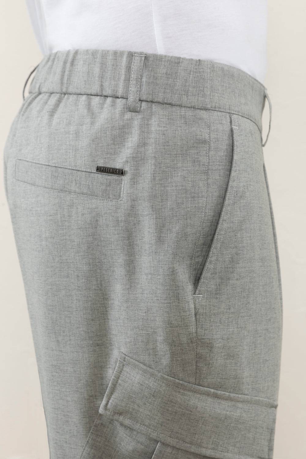 Peserico Pantalone chino in fil a fil di lana, seta e cotone Grande vendita