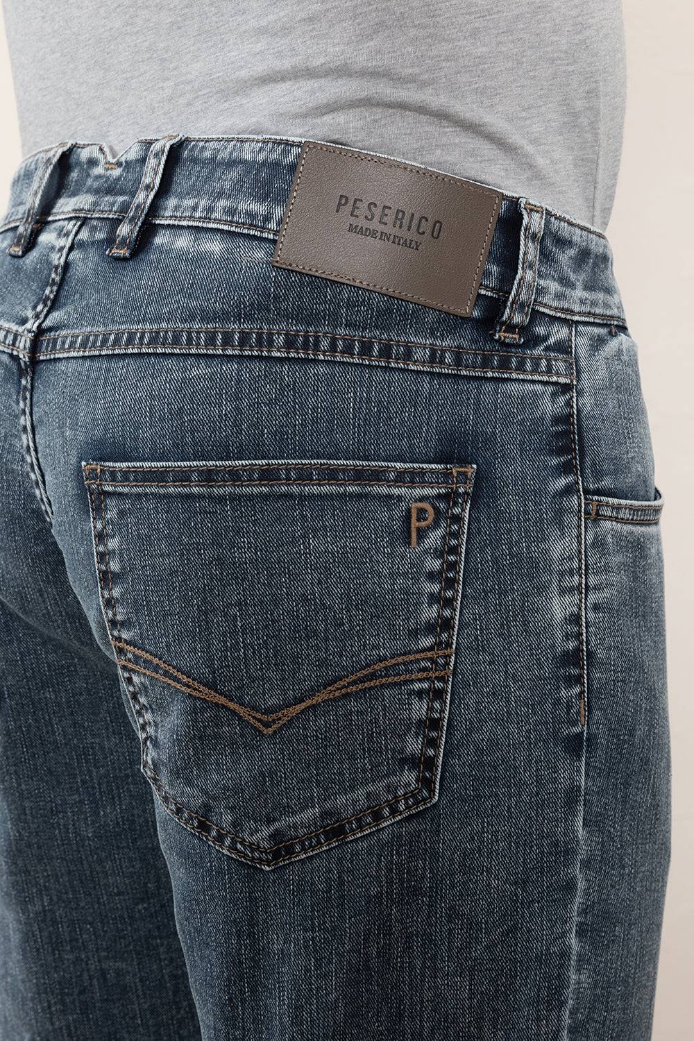 Peserico Denim 5 tasche in cotone morbido Flash Sale