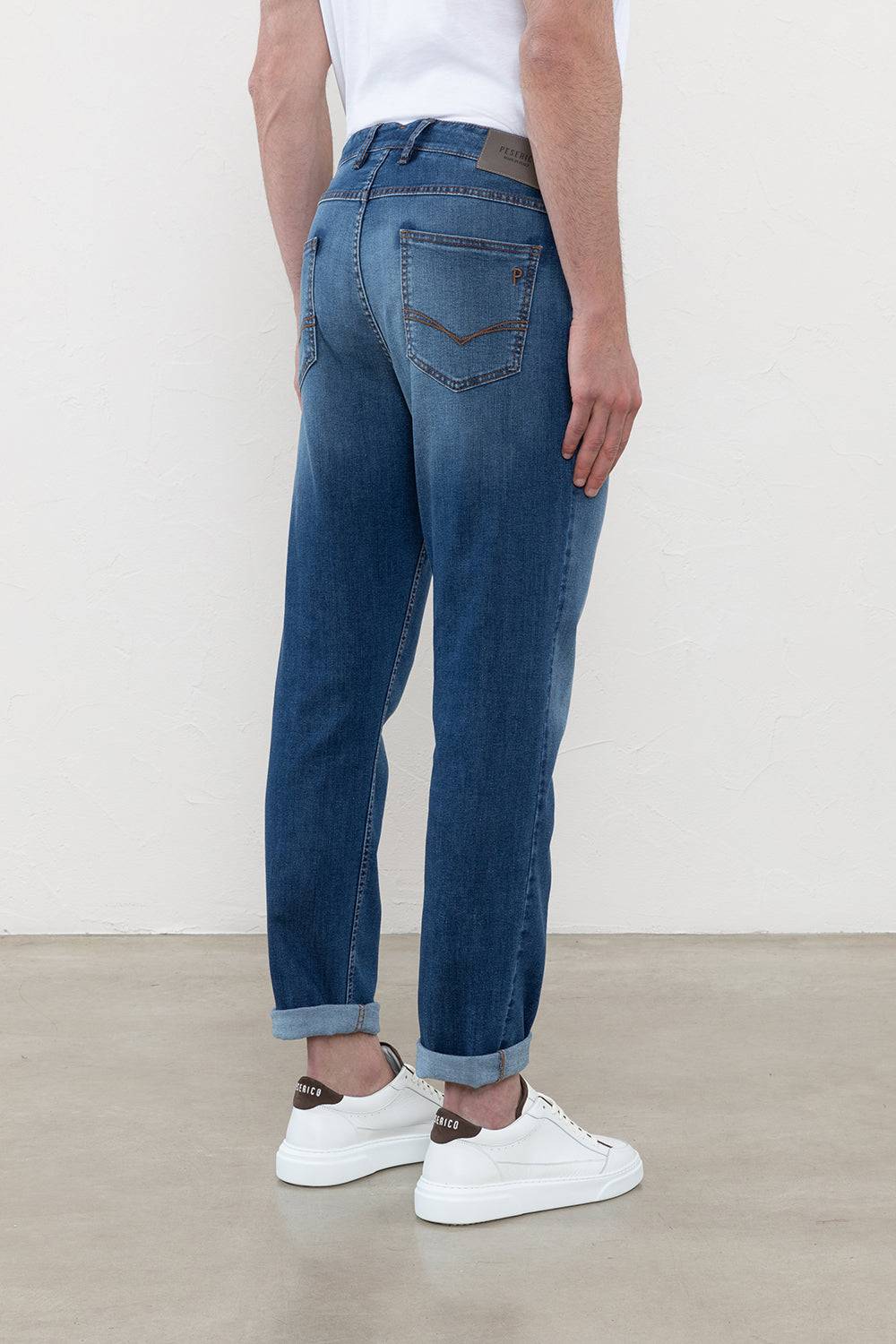 Peserico Pantalone in leggero denim di cotone Fornitura limitata