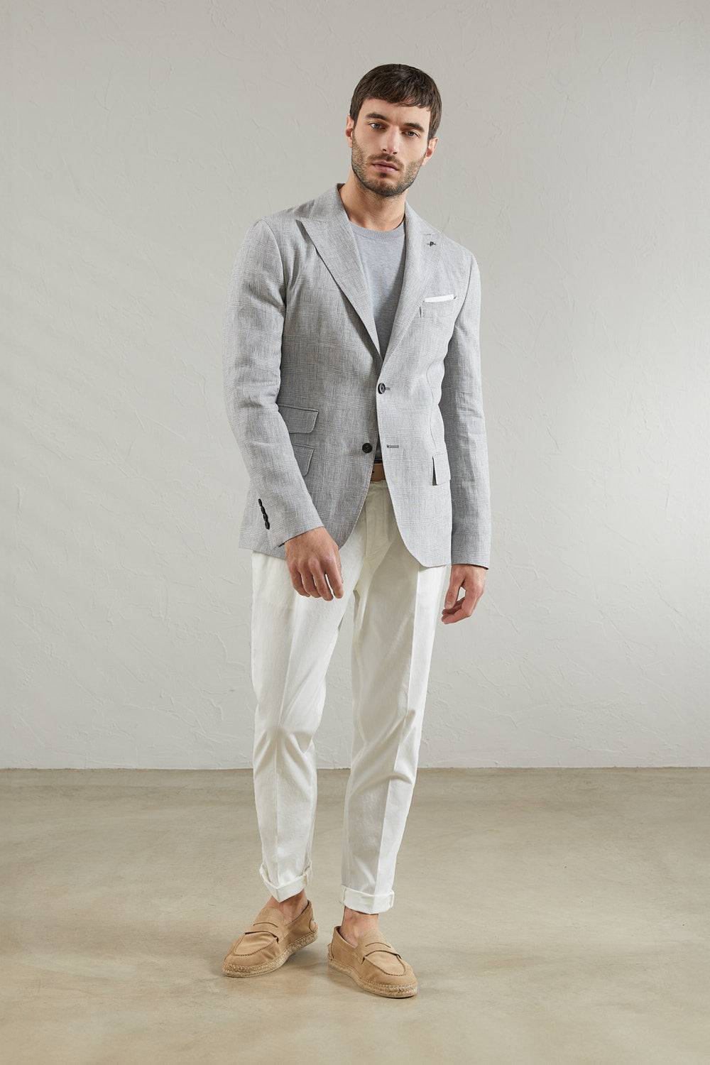 Peserico Pantalone chino in gabardina di cotone stretch Black Friday