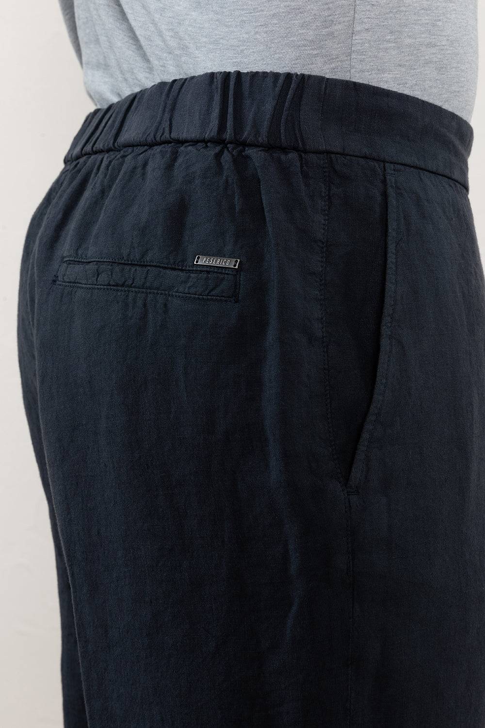 Peserico Pantaloncini in tela di lino Offerta Giorno del Papà