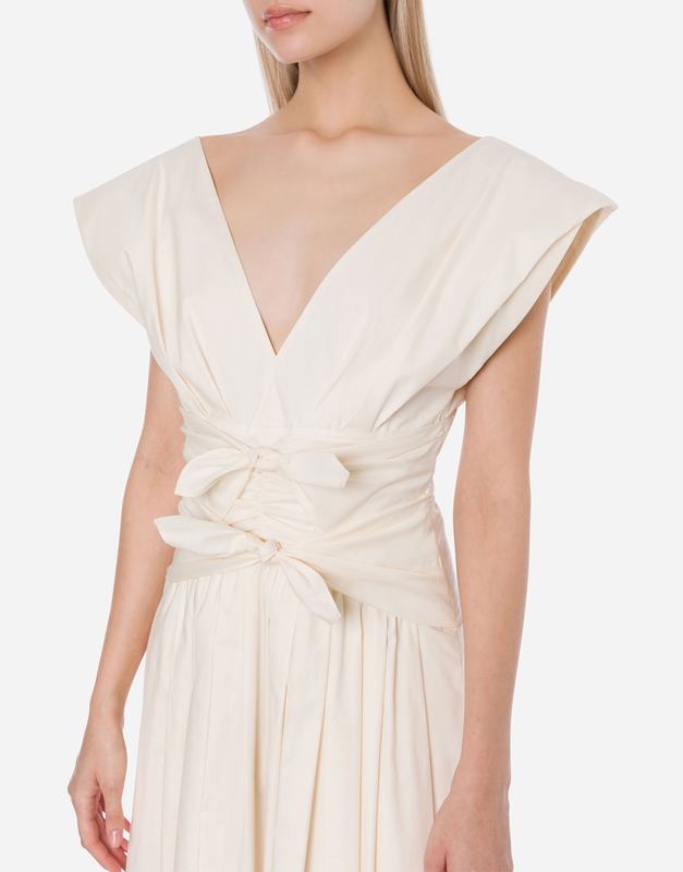 Philosophy Di Lorenzo Serafini Abito in cotone stretch con fiocchi Prezzo Ridotto