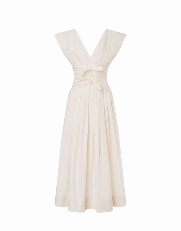 Philosophy Di Lorenzo Serafini Abito in cotone stretch con fiocchi Prezzo Ridotto
