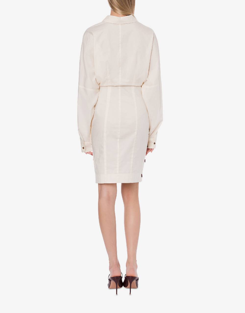Philosophy Di Lorenzo Serafini Abito in cotone stretch con bottoni Sottocosto