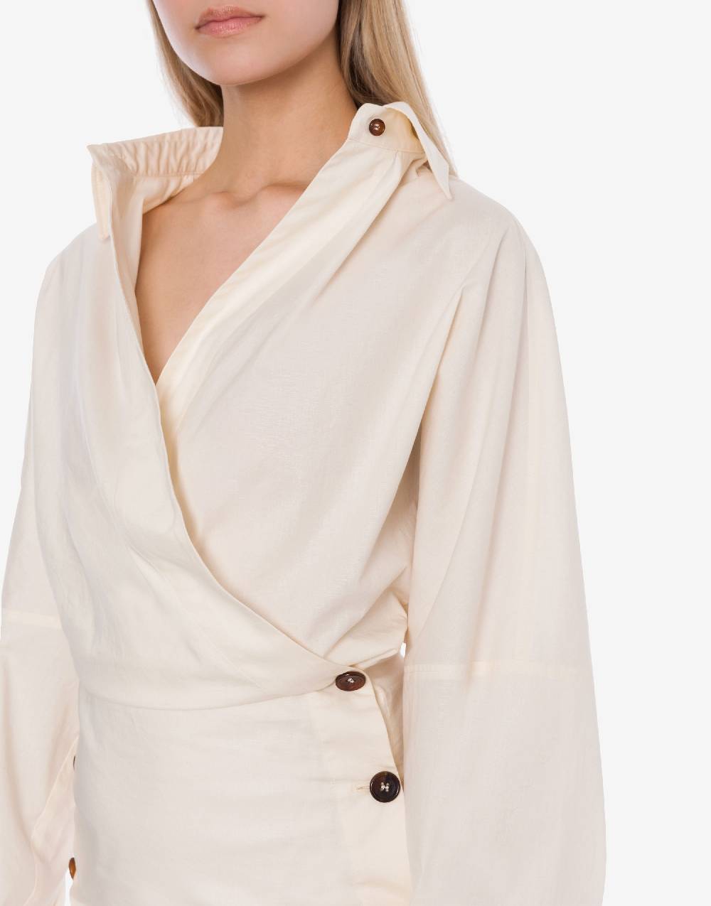 Philosophy Di Lorenzo Serafini Abito in cotone stretch con bottoni Sottocosto