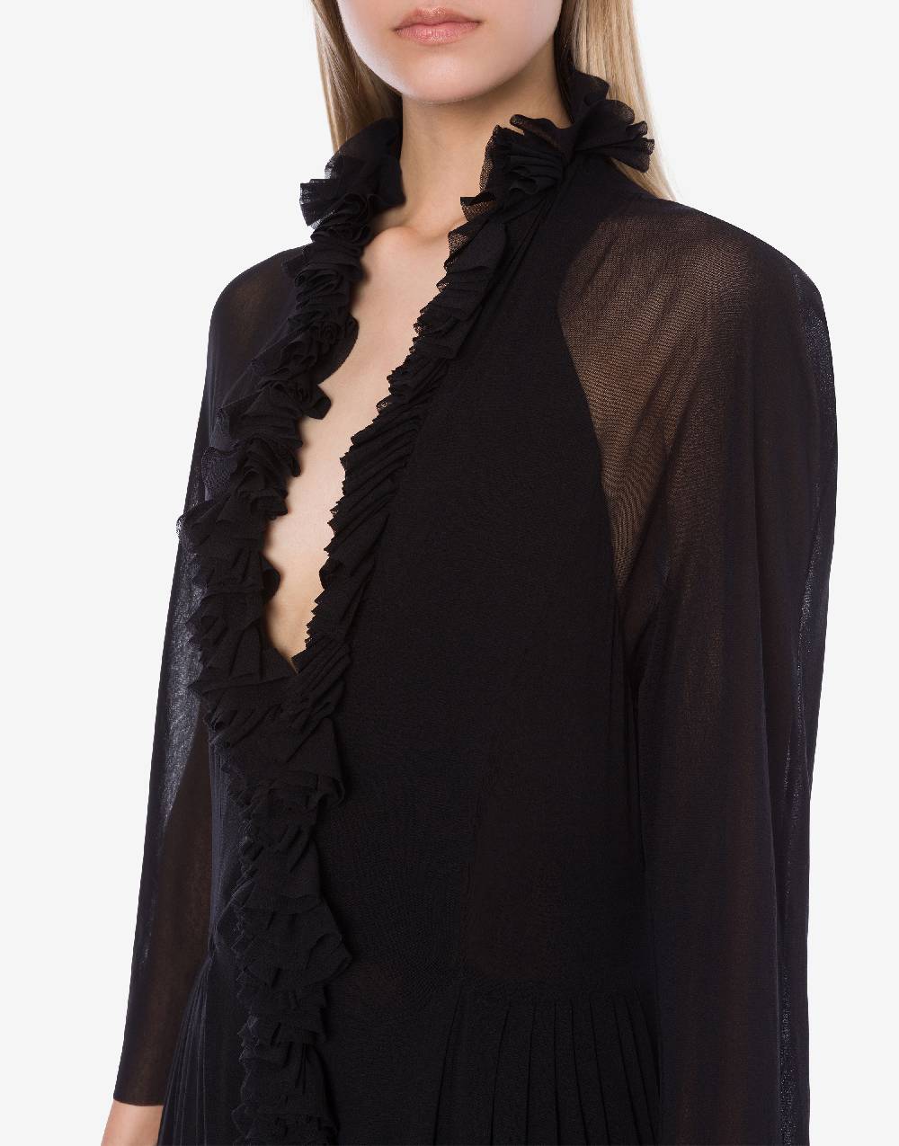 Philosophy Di Lorenzo Serafini Abito in tulle stretch con ruches Convenienza