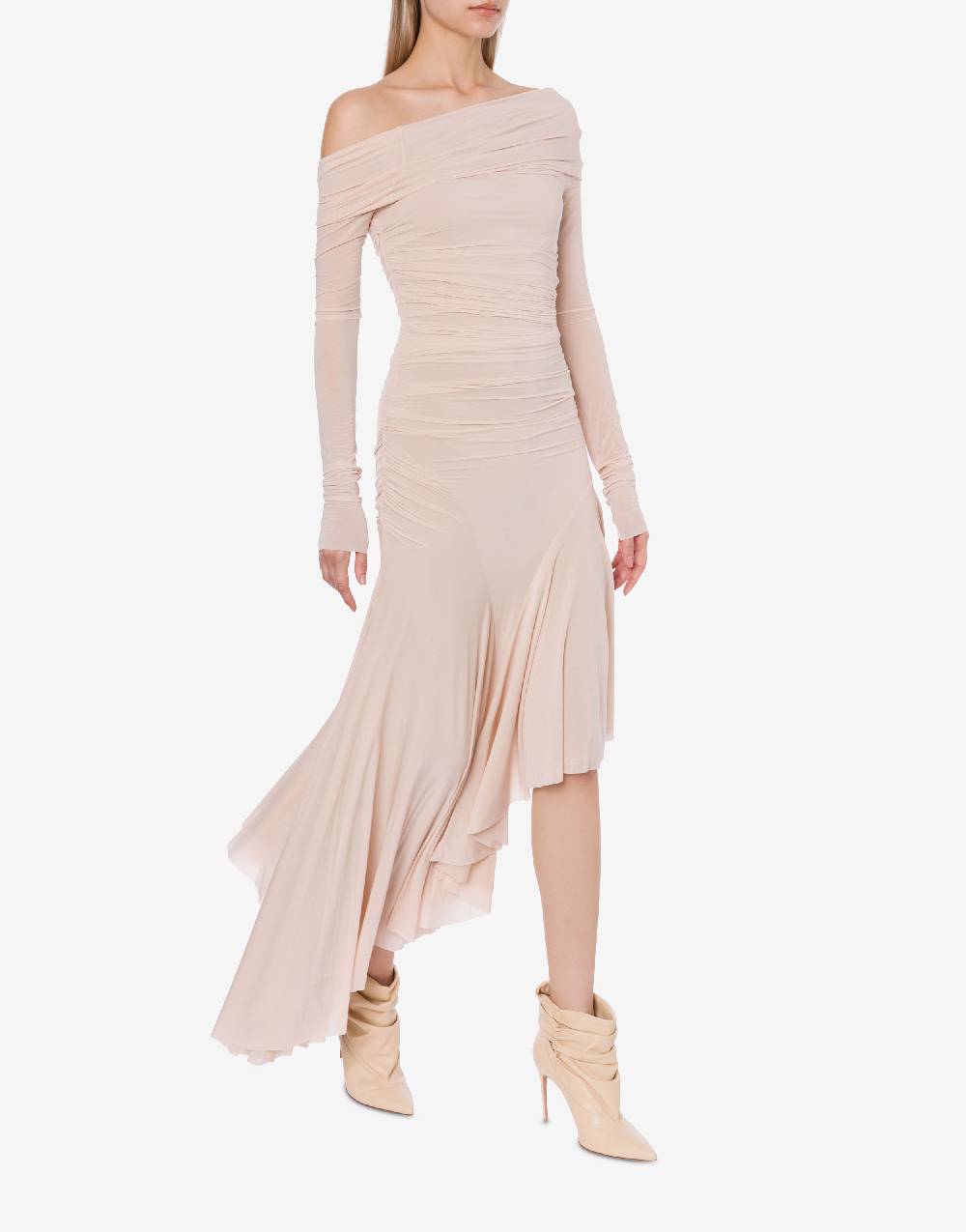 Philosophy Di Lorenzo Serafini Abito asimmetrico in jersey stretch Novità