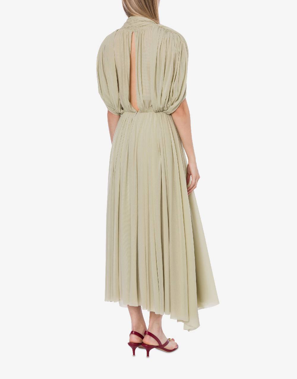 Philosophy Di Lorenzo Serafini Abito in tulle stretch con maniche a mantella Outlet