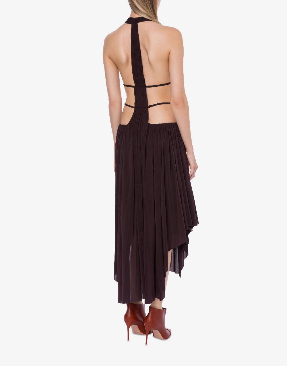 Philosophy Di Lorenzo Serafini Abito in jersey drappeggiato con cut-out Vendita Calda