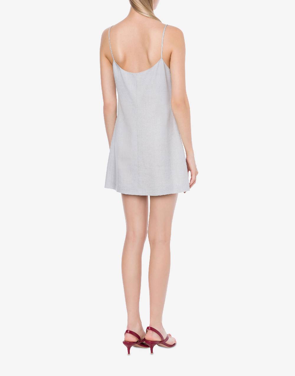 Philosophy Di Lorenzo Serafini Minidress in tela misto lino Vendita Economica
