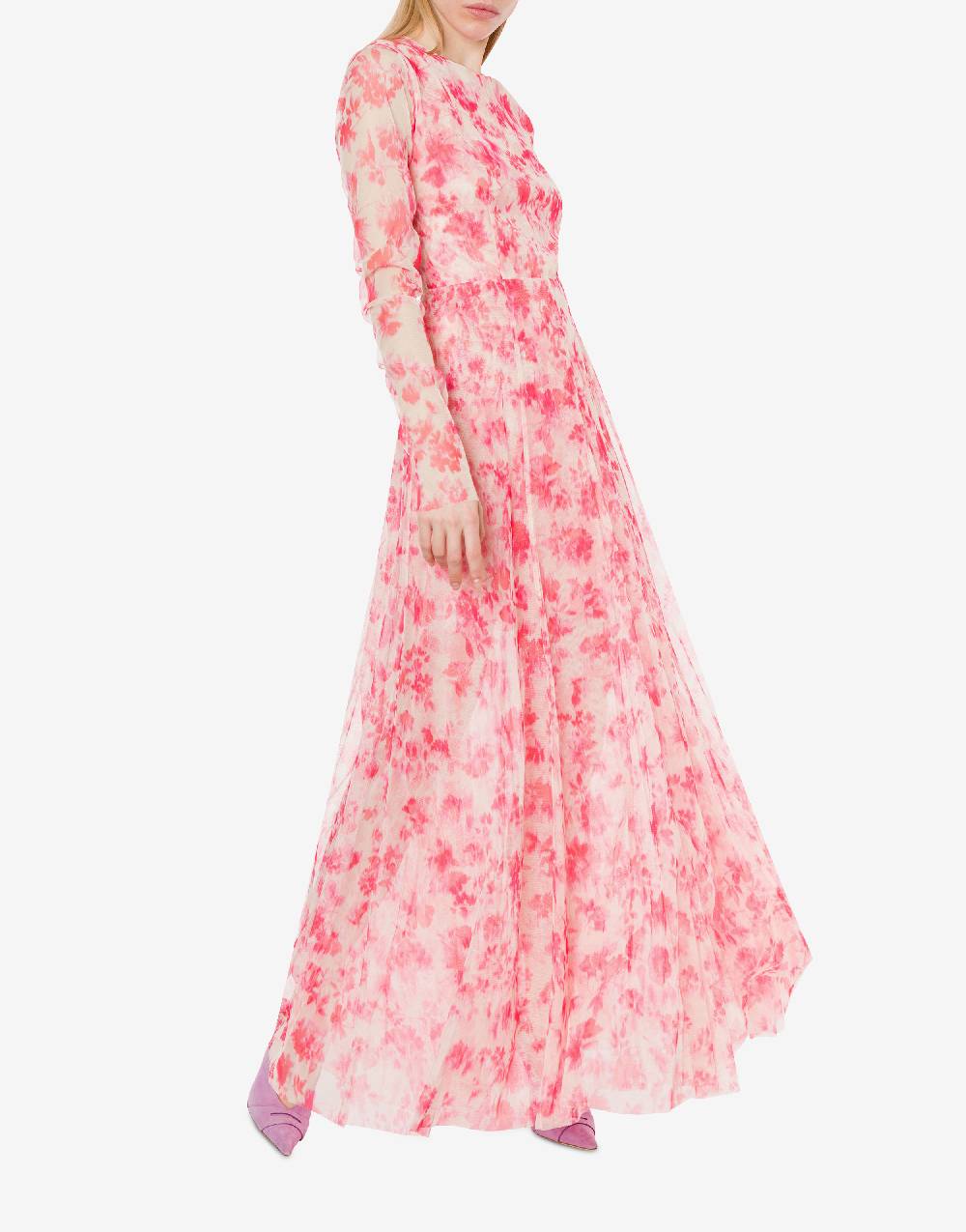 Philosophy Di Lorenzo Serafini Abito in tulle con stampa fiori Nuova