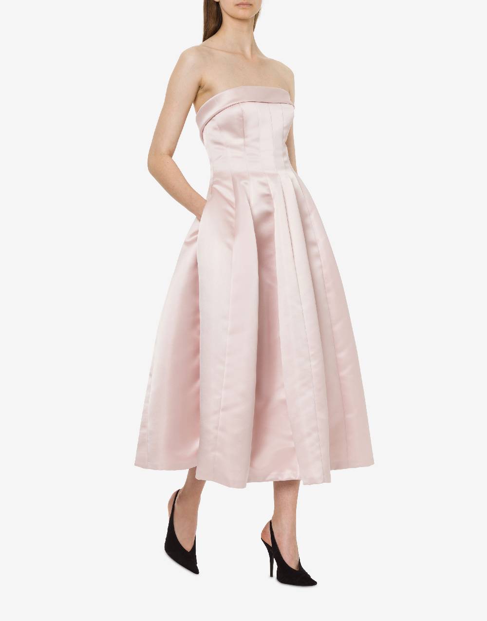 Philosophy Di Lorenzo Serafini Abito bustier in duchesse Negozio online di fabbrica