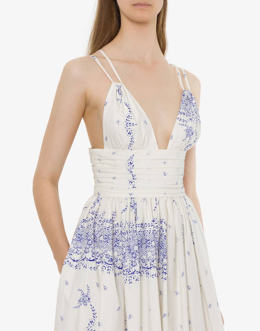 Philosophy Di Lorenzo Serafini Abito in popeline stampato Flash Sale