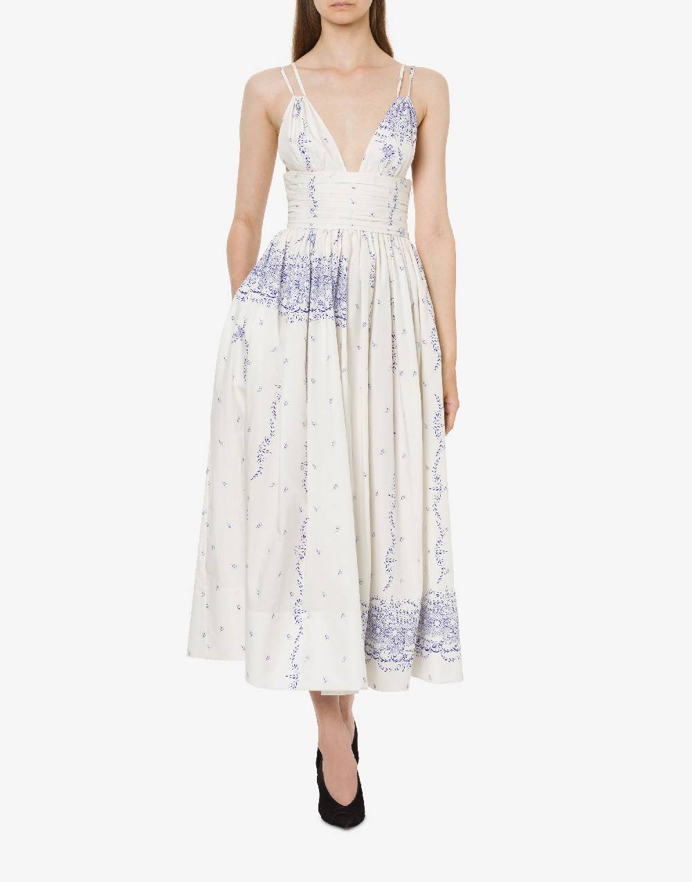 Philosophy Di Lorenzo Serafini Abito in popeline stampato Flash Sale
