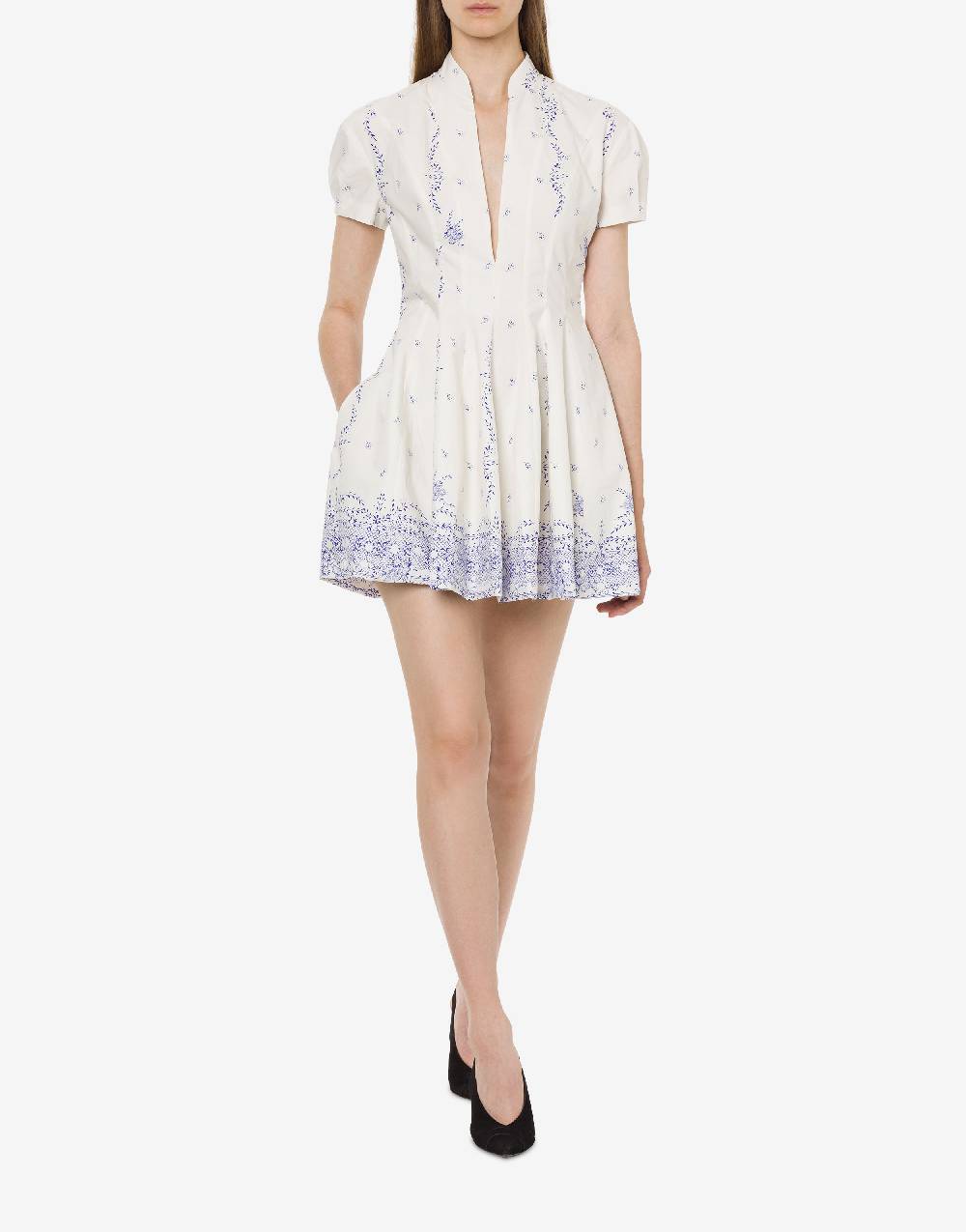 Philosophy Di Lorenzo Serafini Minidress in popeline stampato Fornitura limitata