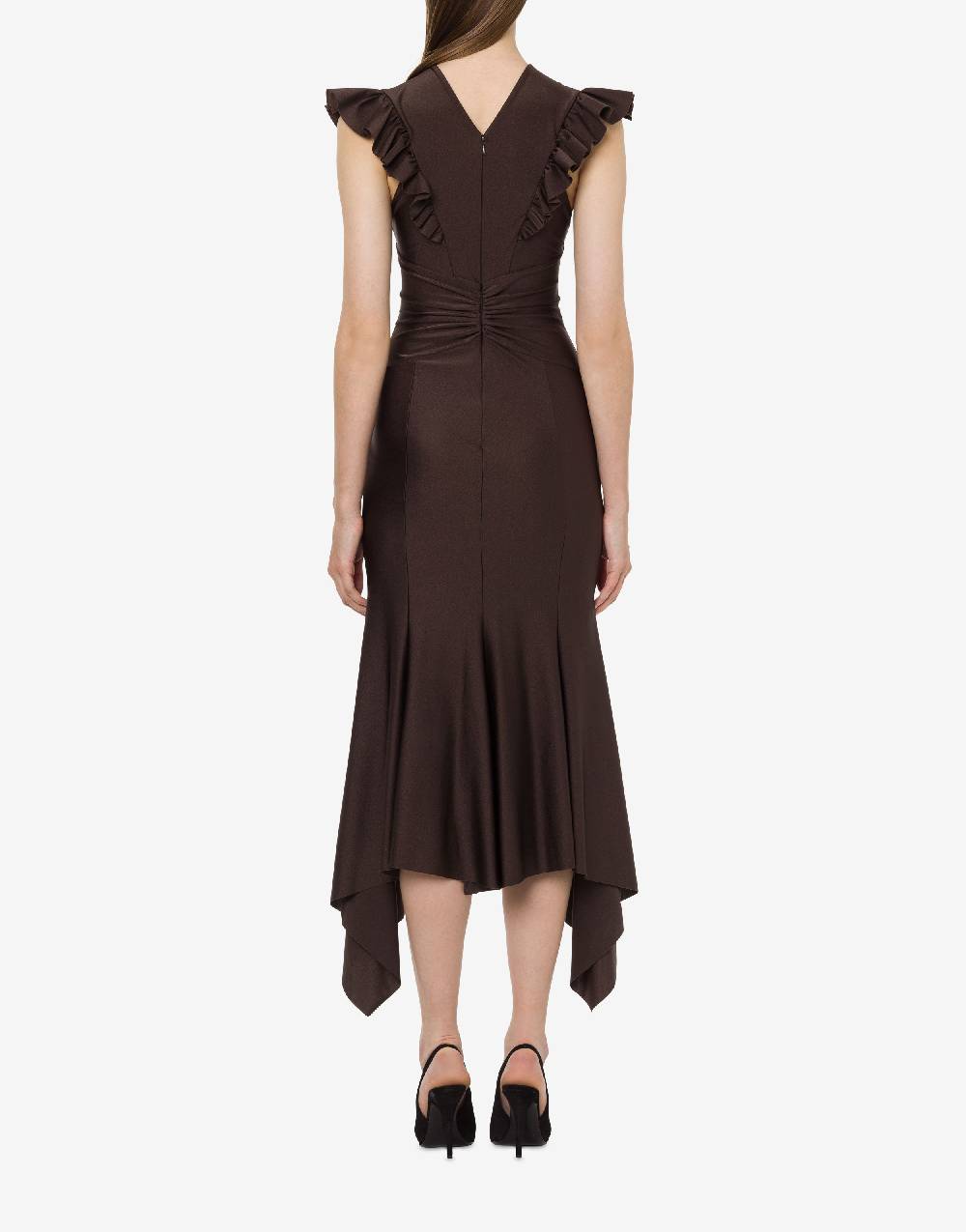 Philosophy Di Lorenzo Serafini Abito in lycra con ruches Offerta natalizia