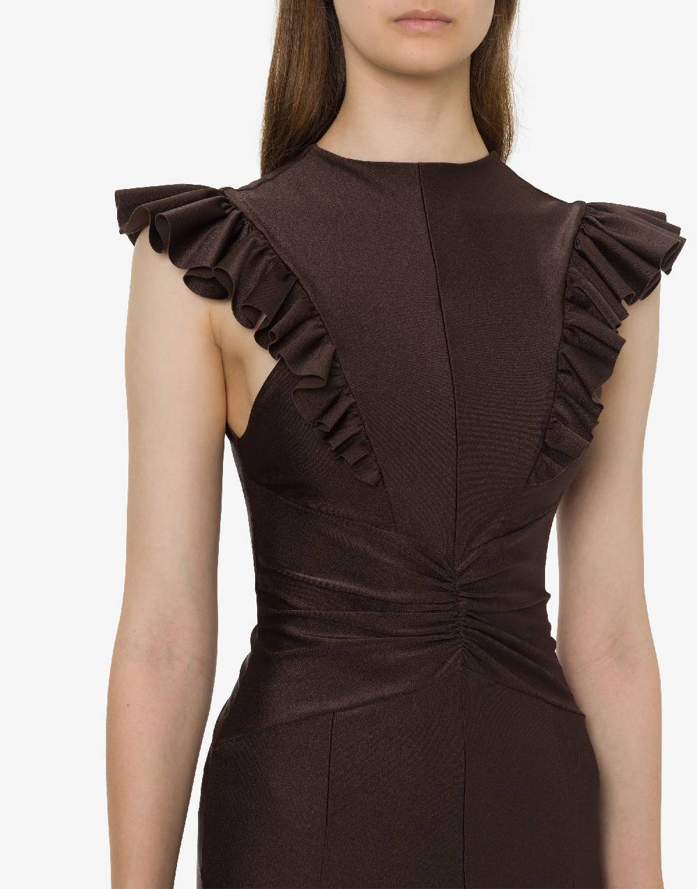 Philosophy Di Lorenzo Serafini Abito in lycra con ruches Offerta natalizia