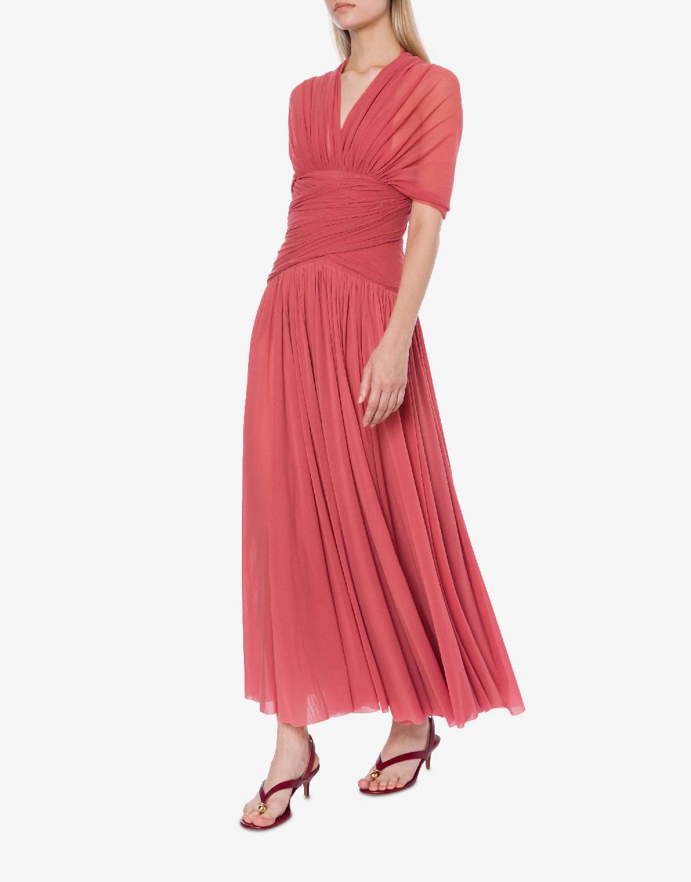 Philosophy Di Lorenzo Serafini Abito in tulle stretch con allacciatura a fiocco Offerta Pasqua