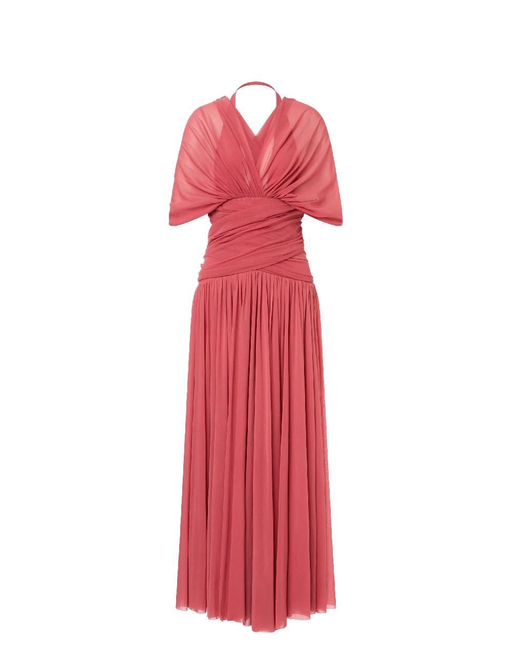 Philosophy Di Lorenzo Serafini Abito in tulle stretch con allacciatura a fiocco Offerta Pasqua