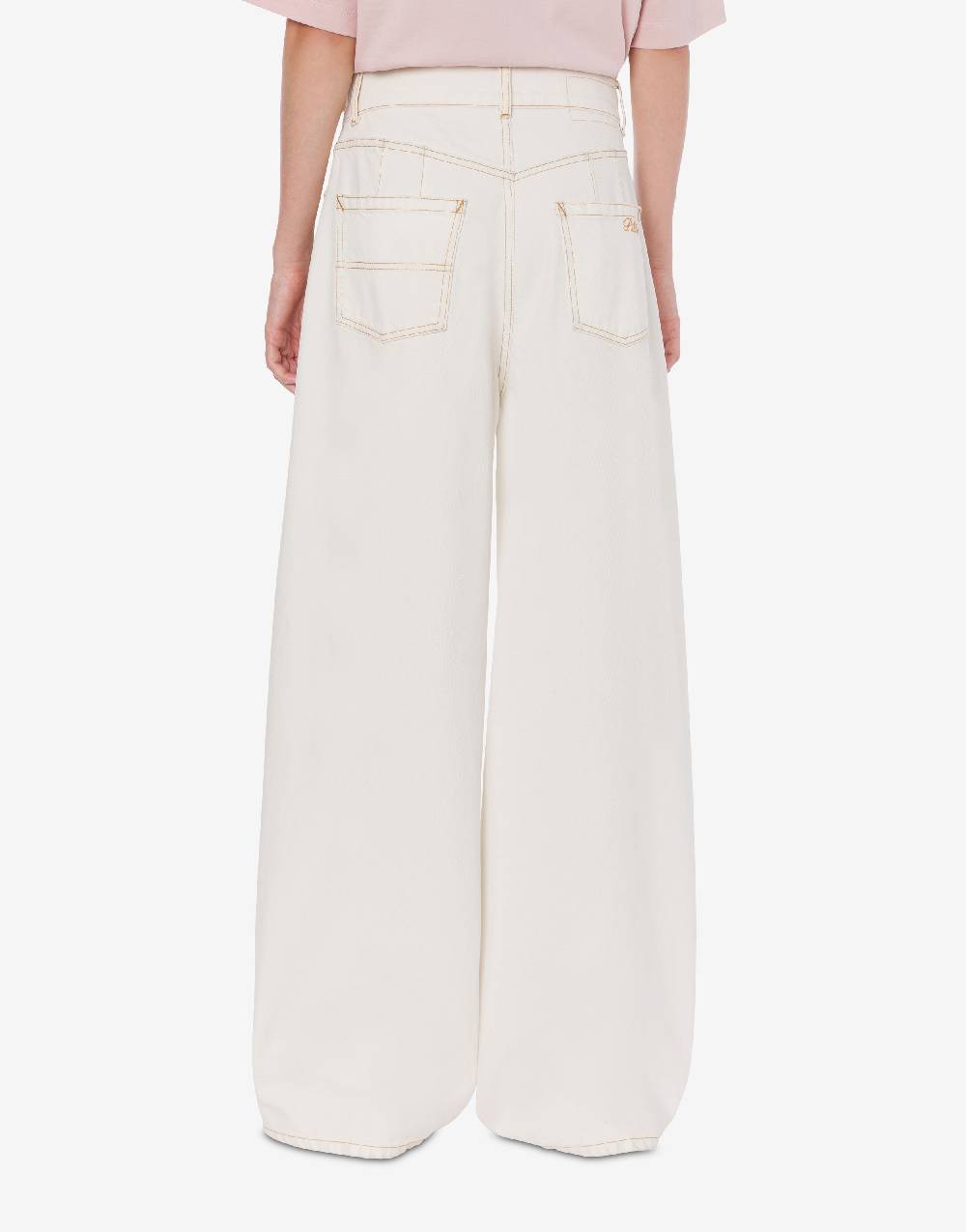 Philosophy Di Lorenzo Serafini Pantalone oversize in denim bleach Offerta per la Festa della Mamma