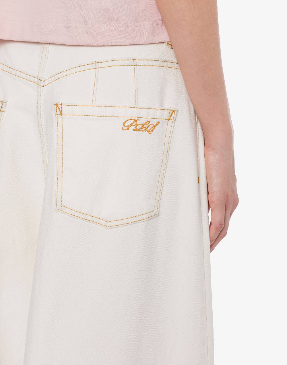 Philosophy Di Lorenzo Serafini Pantalone oversize in denim bleach Offerta per la Festa della Mamma