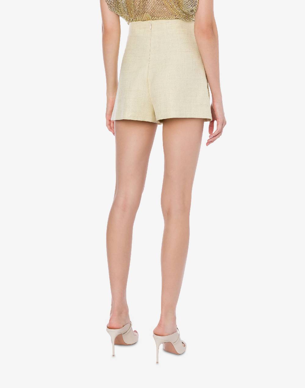 Philosophy Di Lorenzo Serafini Short in tela di misto lino Offerta San Valentino